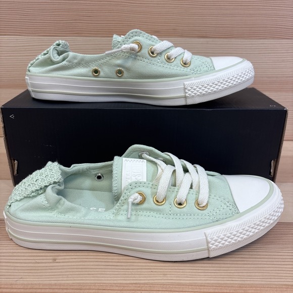 Converse Shoes - Converse Shoreline Slip On Shoes Womens Sz  7 Surplus Mint Sneakers A14969F